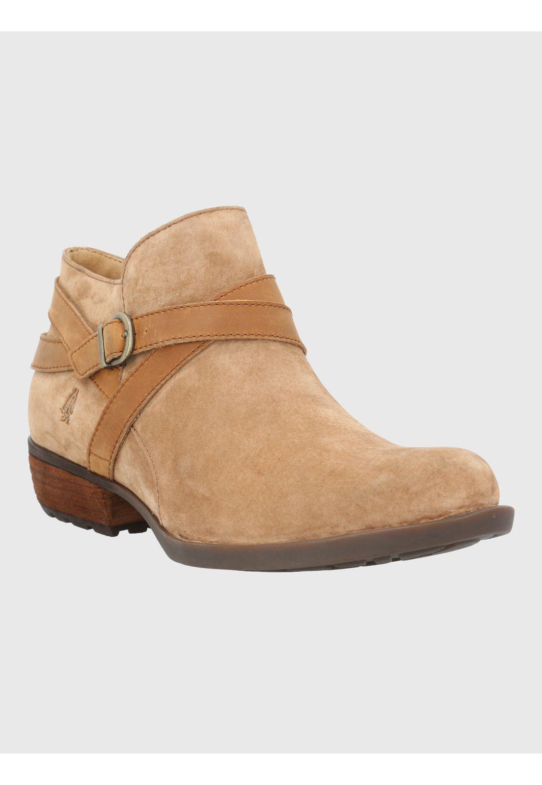 Botin Cuero Mujer Breda Café-0