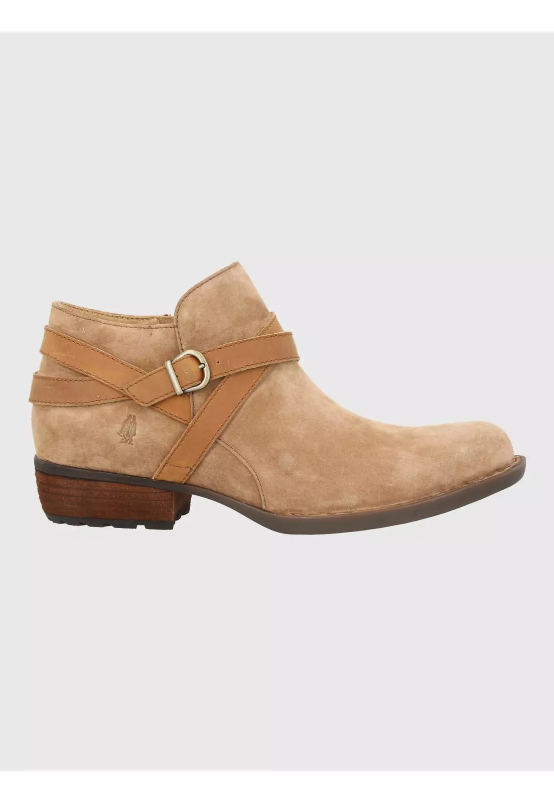 Botin Cuero Mujer Breda Café-1