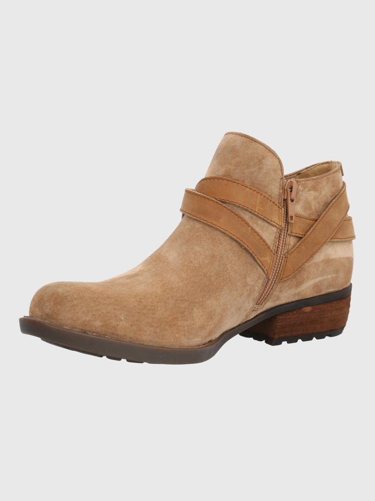 Botin Cuero Mujer Breda Café-4