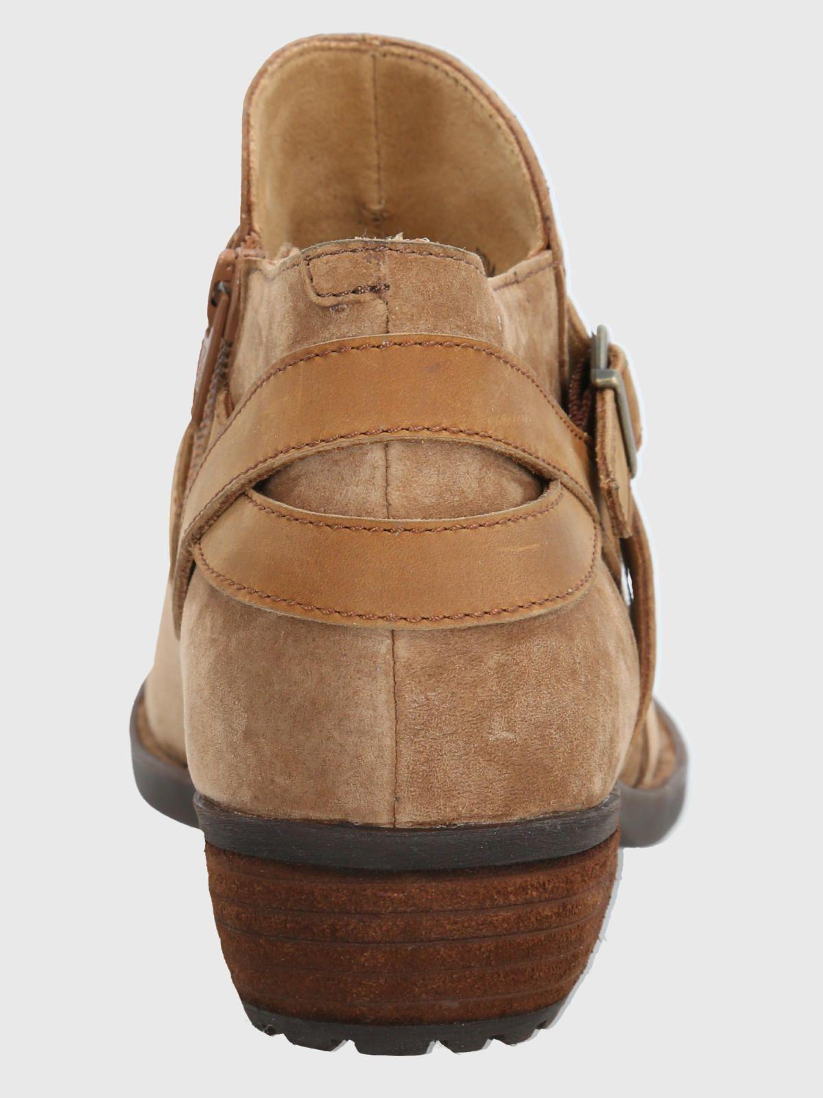 Botin Cuero Mujer Breda Café-5
