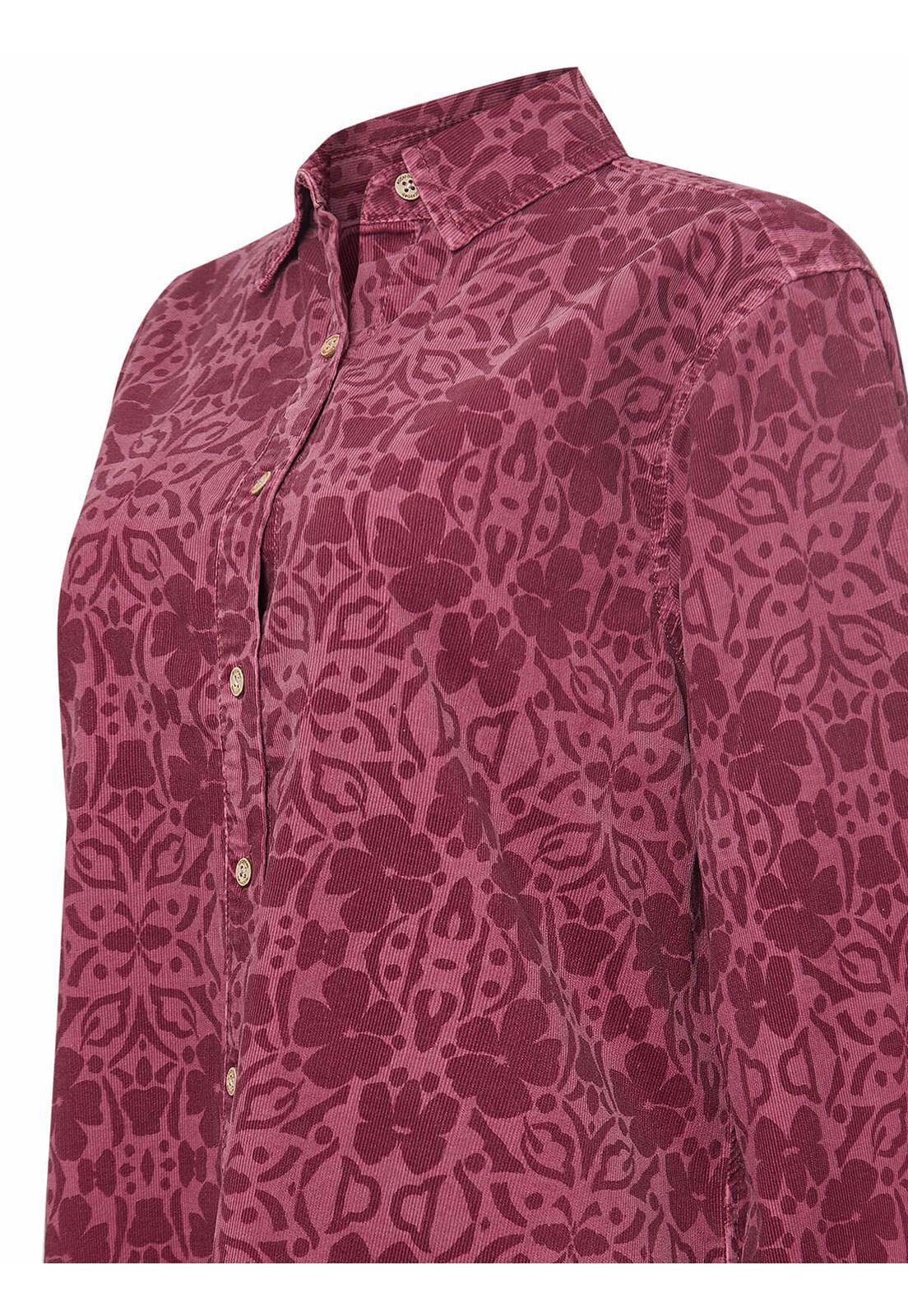 Blusa Algodón Orgánico Mujer Everest Rojo-3