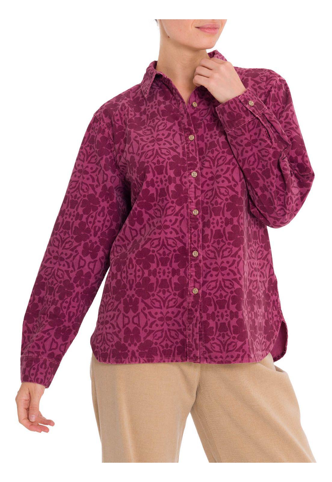 Blusa Algodón Orgánico Mujer Everest Rojo-4