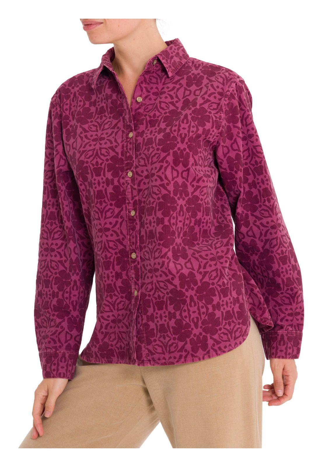 Blusa Algodón Orgánico Mujer Everest Rojo-5