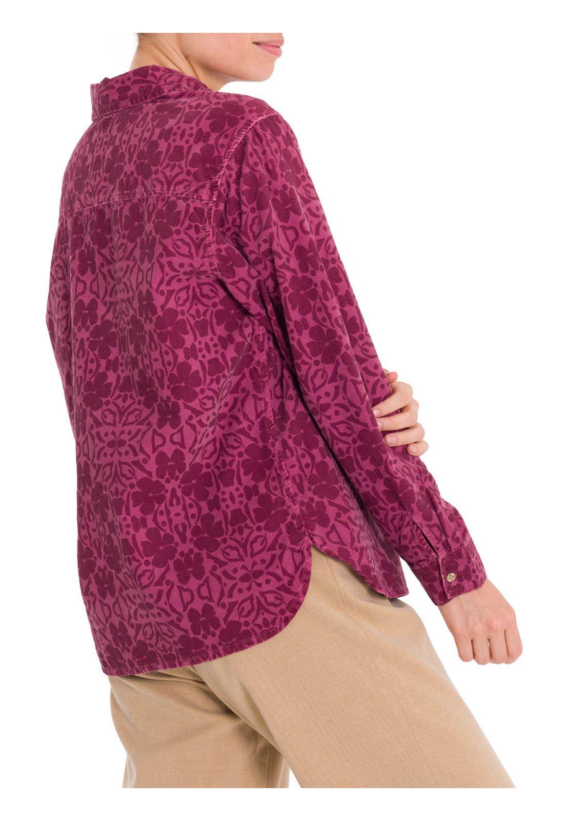 Blusa Algodón Orgánico Mujer Everest Rojo-6