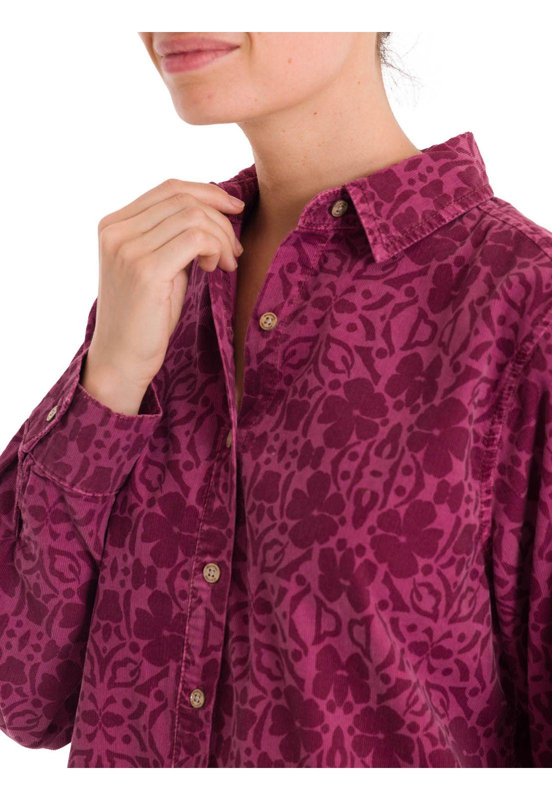 Blusa Algodón Orgánico Mujer Everest Rojo-7