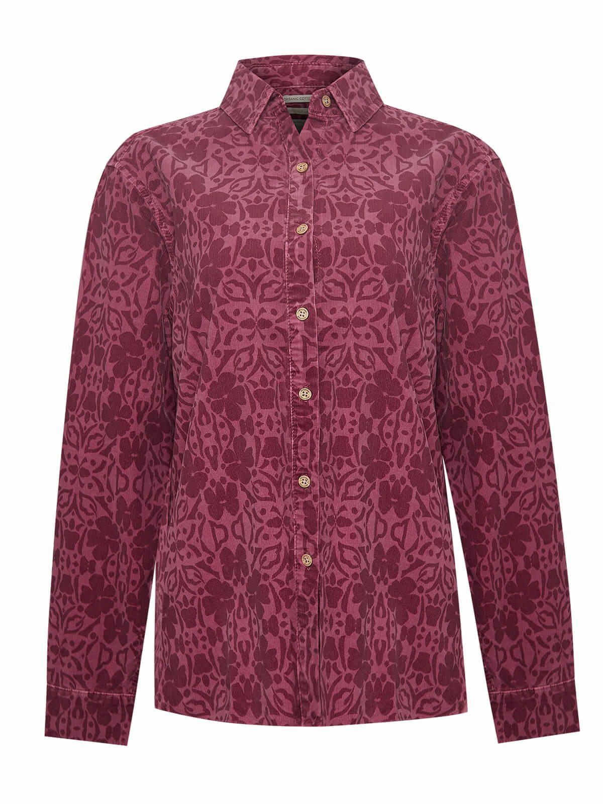Blusa Algodón Orgánico Mujer Everest Rojo-0