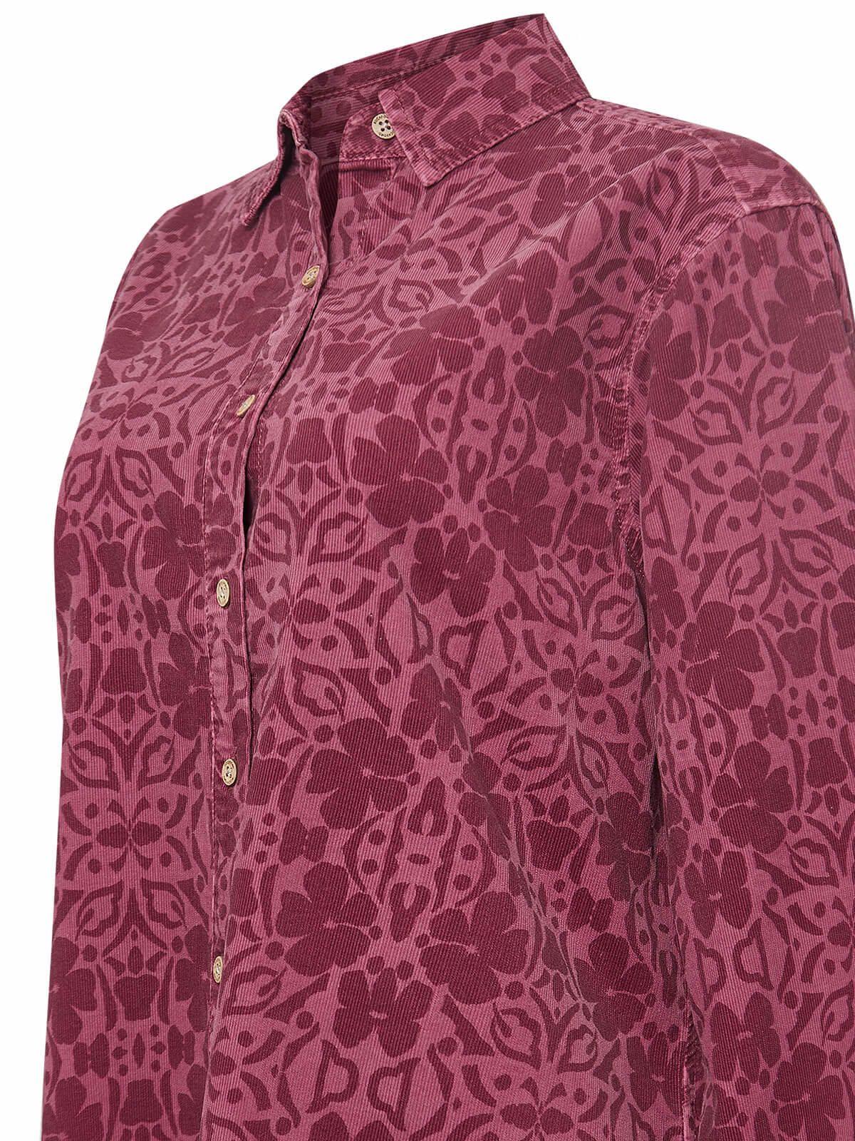 Blusa Algodón Orgánico Mujer Everest Rojo-3