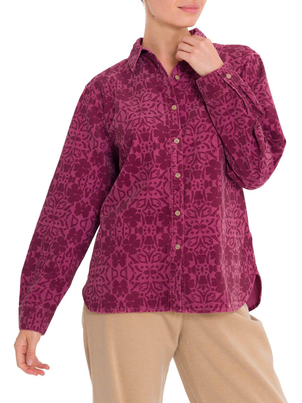 Blusa Algodón Orgánico Mujer Everest Rojo-4