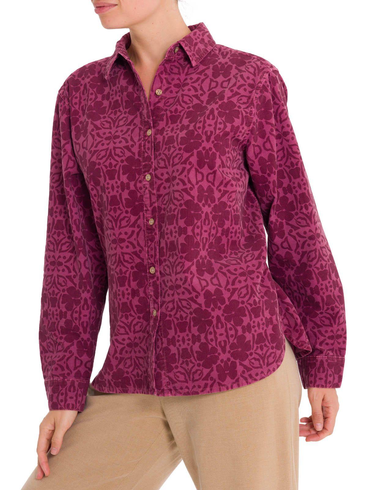Blusa Algodón Orgánico Mujer Everest Rojo-5