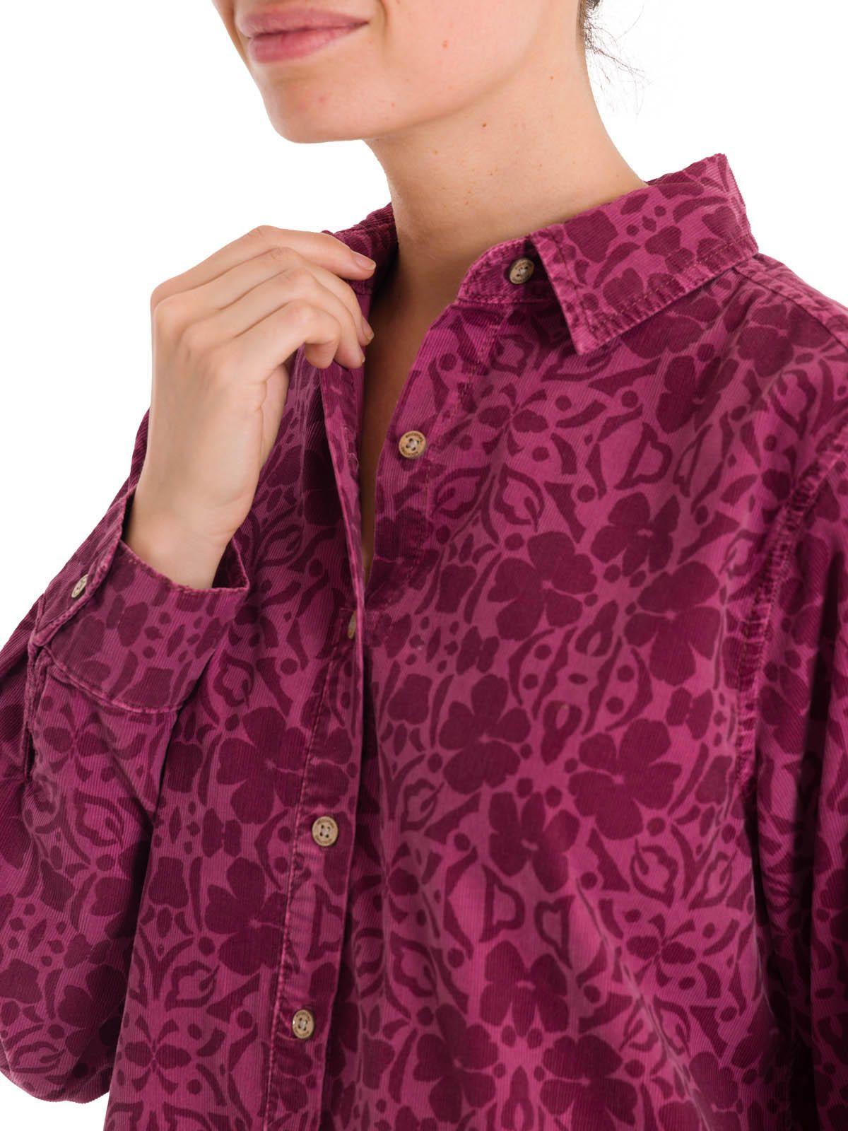 Blusa Algodón Orgánico Mujer Everest Rojo-7