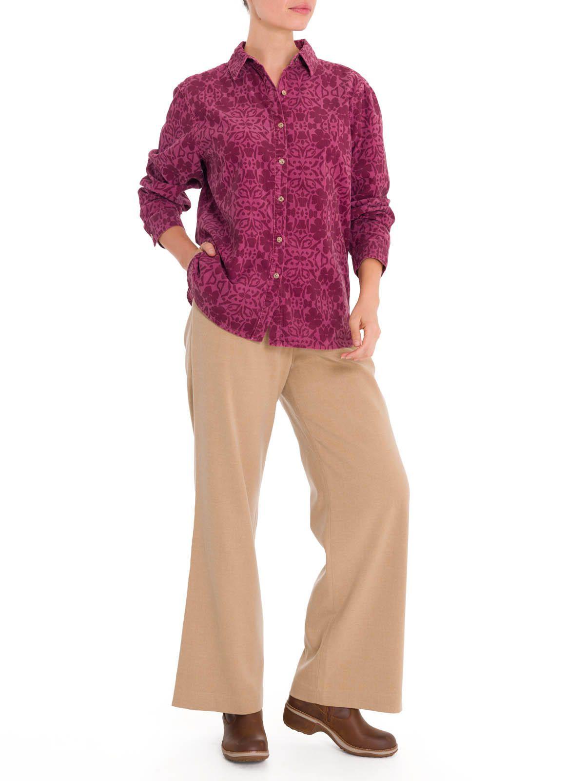 Blusa Algodón Orgánico Mujer Everest Rojo-8
