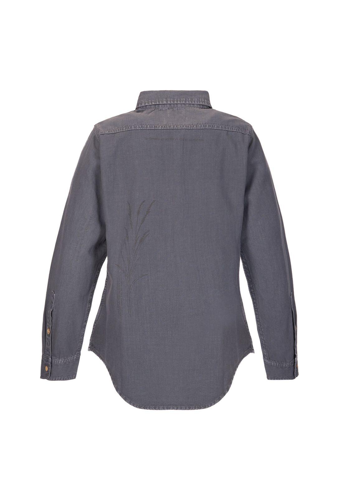 Blusa M/L Mujer Nature Gris-1