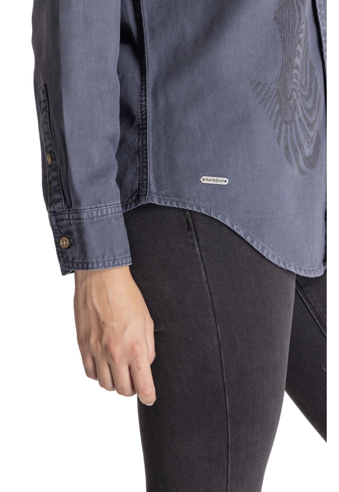 Blusa M/L Mujer Nature Gris-8