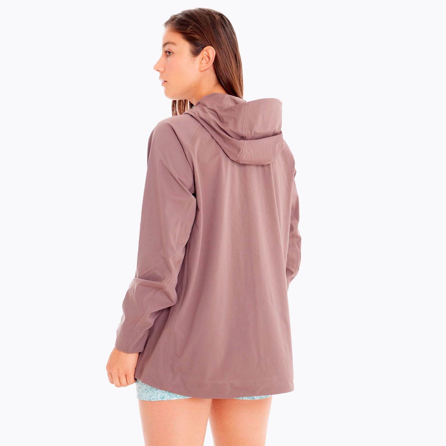 Impermeable Mujer Whisper Rain Shell Rosado Osc-4