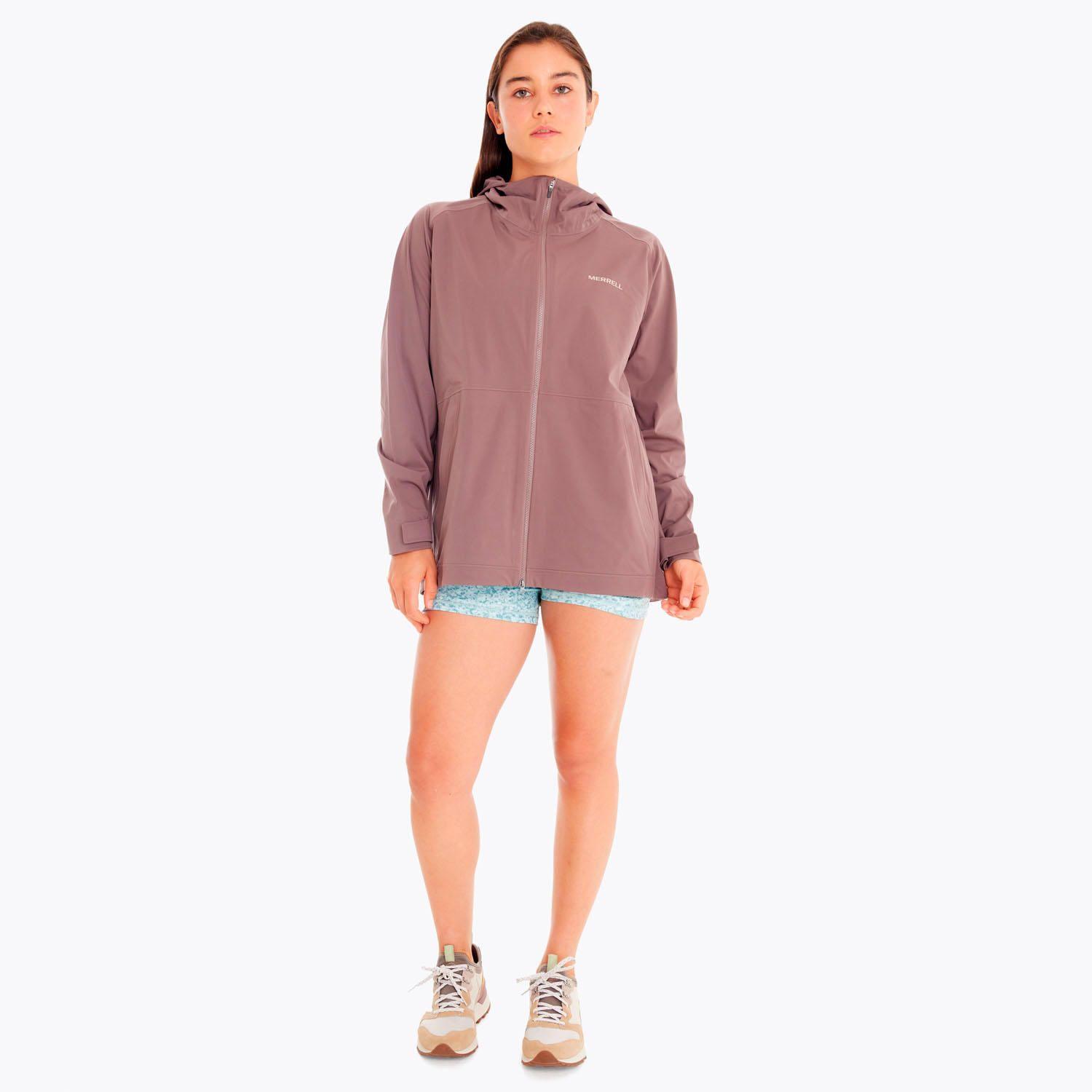 Impermeable Mujer Whisper Rain Shell Rosado Osc-5