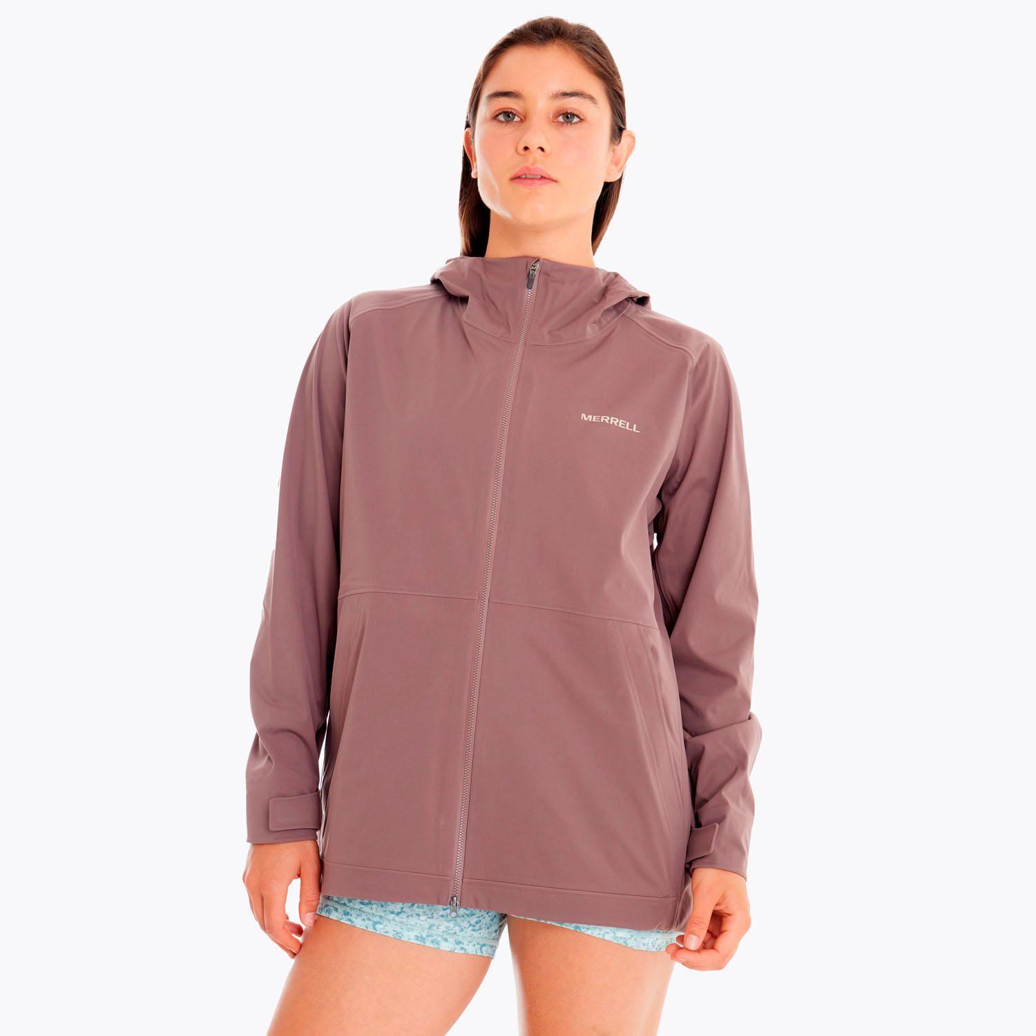 Impermeable Mujer Whisper Rain Shell Rosado Osc-6
