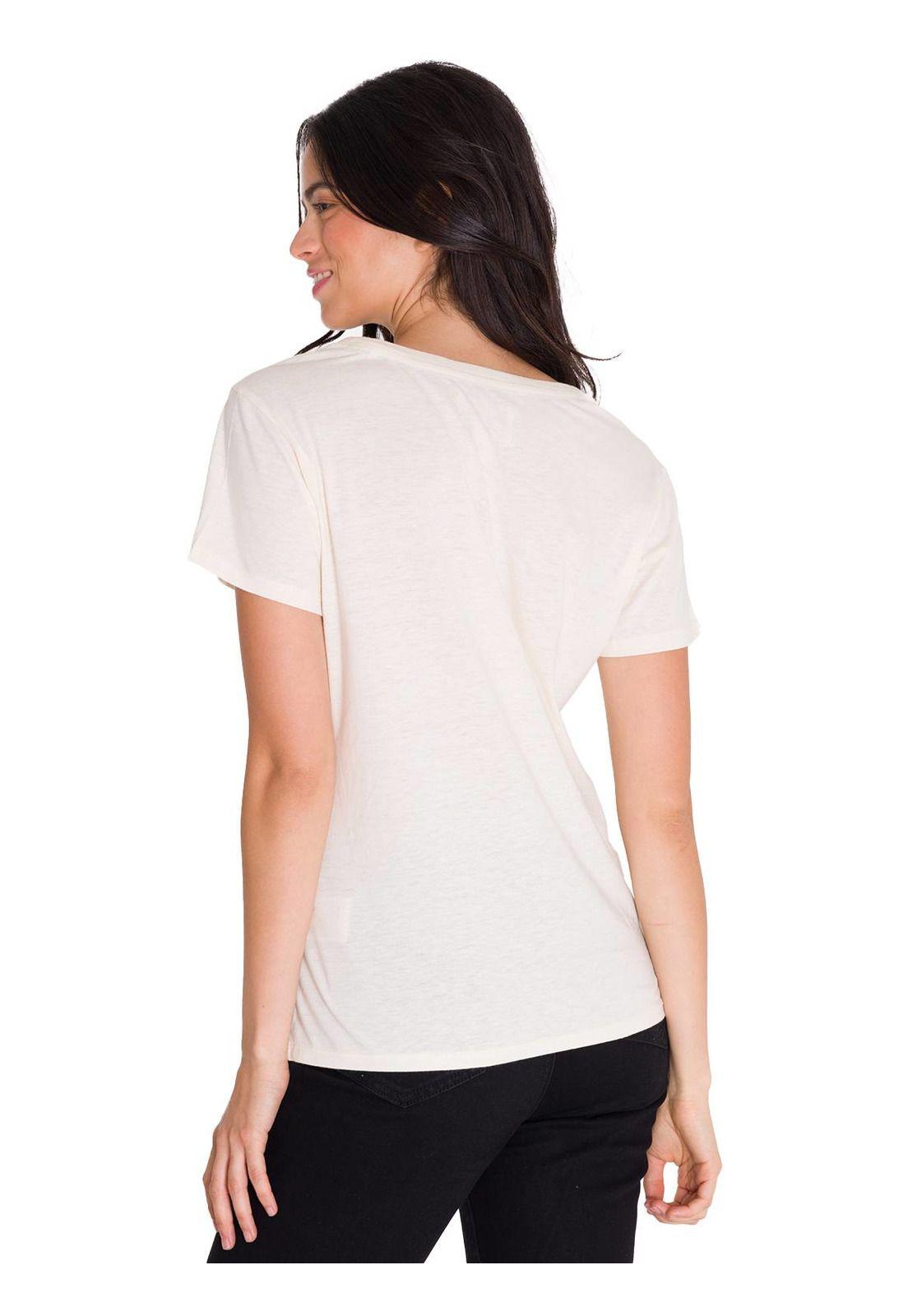 Polera Crew Centennial Graphic 1 Mujer Blanca-3