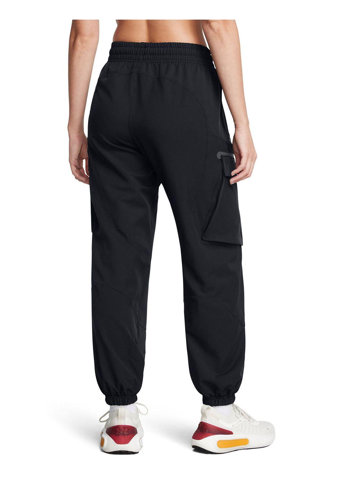 Pantalón UA Unstoppable cargo negro mujer-4