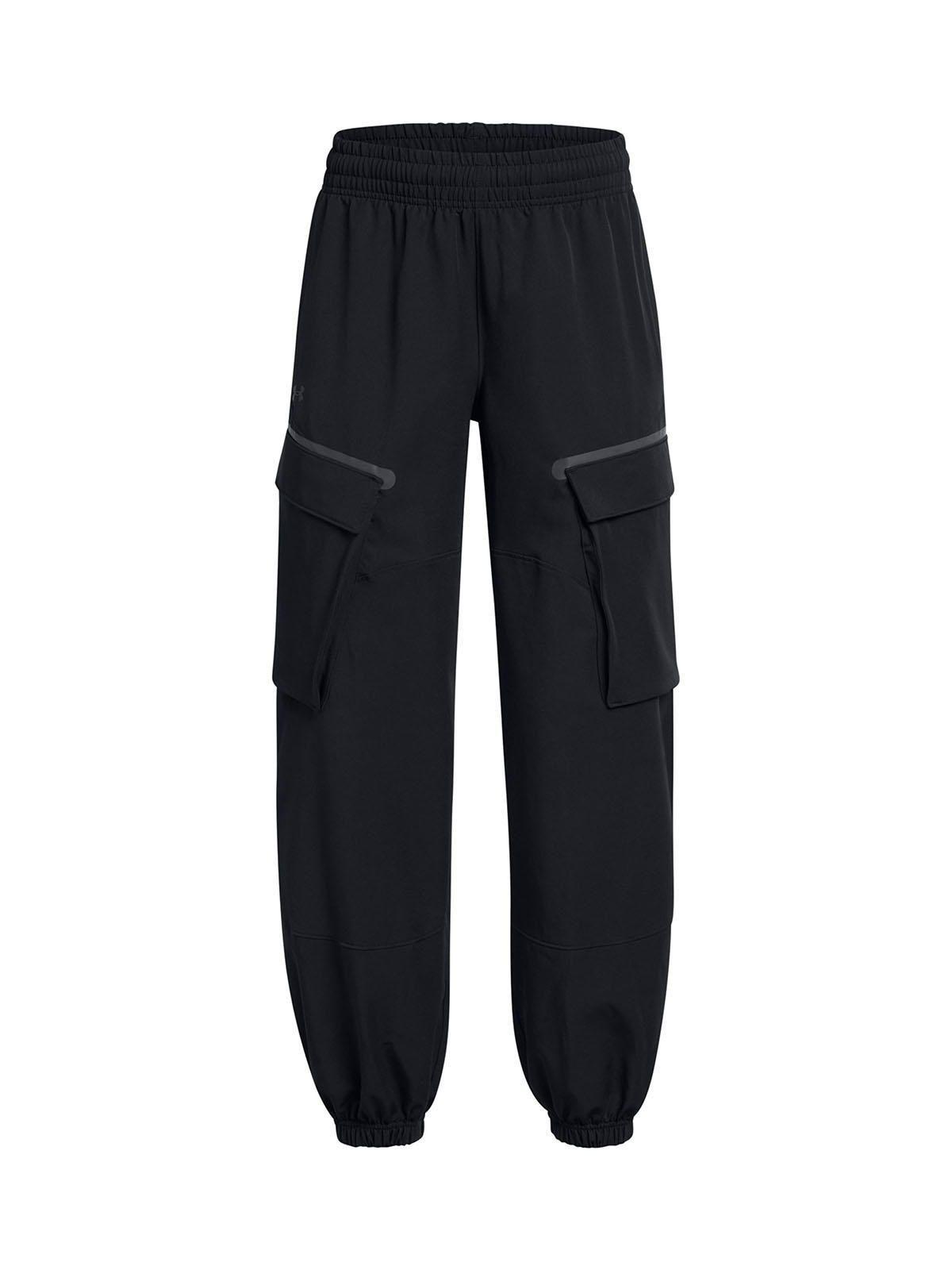 Pantalón UA Unstoppable cargo negro mujer-0