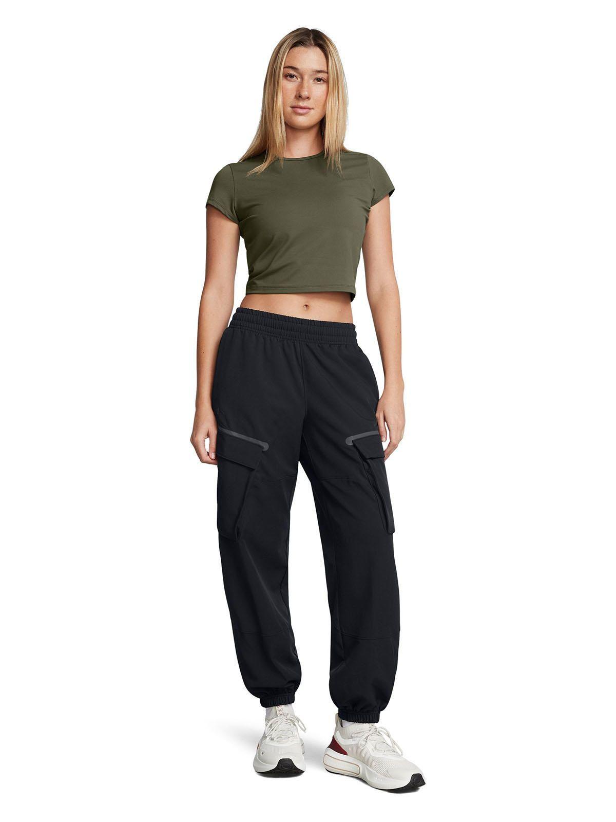 Pantalón UA Unstoppable cargo negro mujer-5
