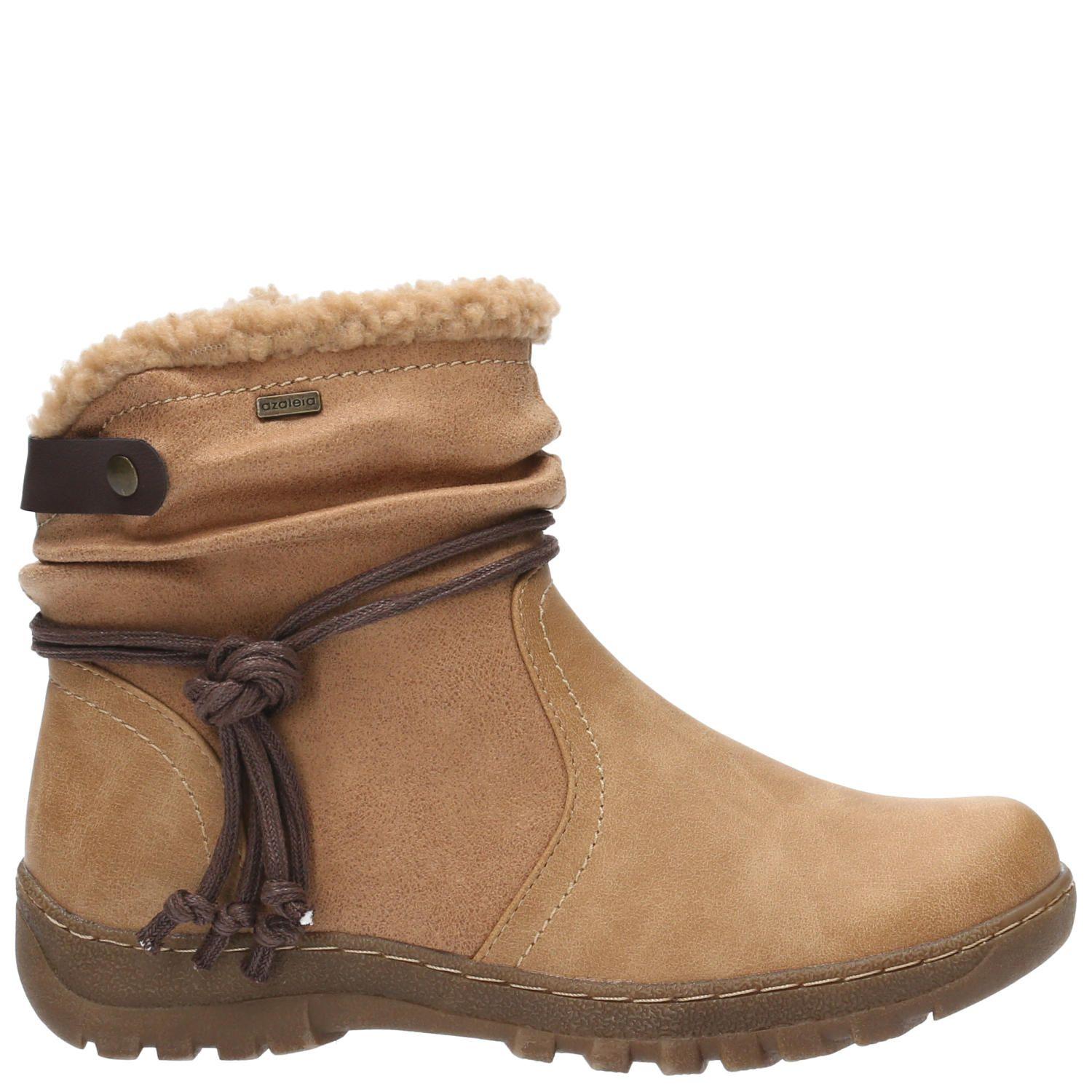 Botín Mujer Hanaku Camel-1