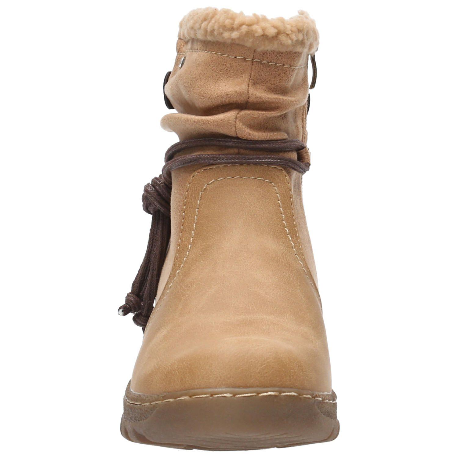 Botín Mujer Hanaku Camel-3