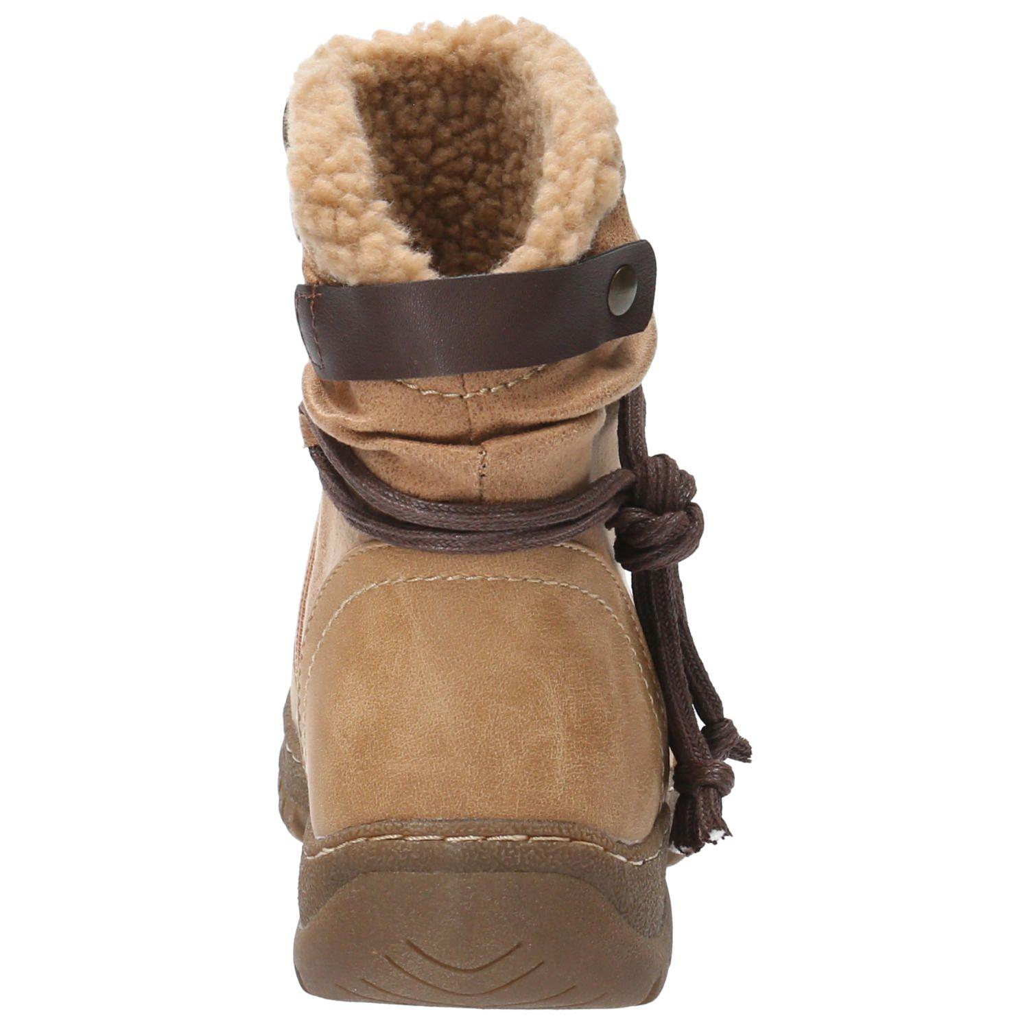 Botín Mujer Hanaku Camel-6