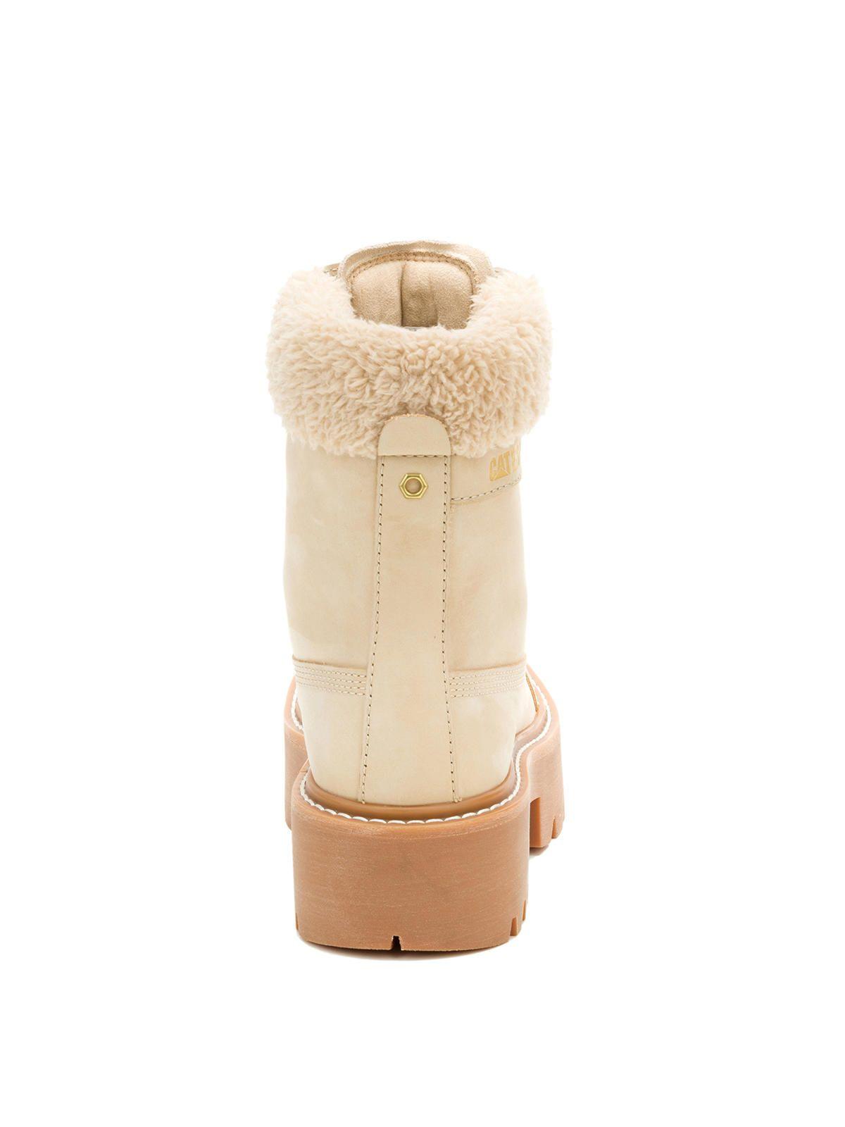 Botín Cuero Mujer Colorado Max Hiker Beige-5