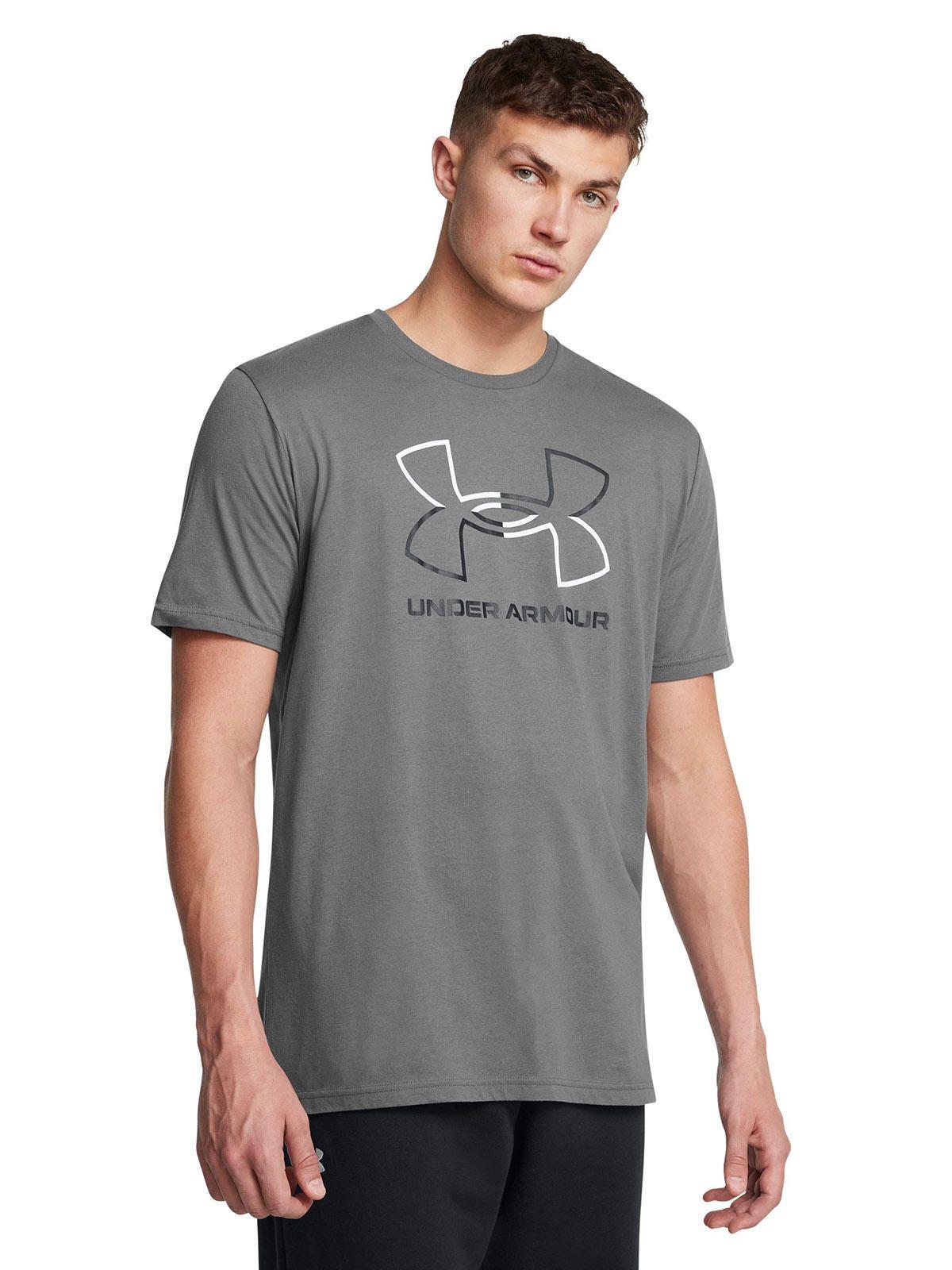 Polera Manga Corta Foundation Hombre Gris-3
