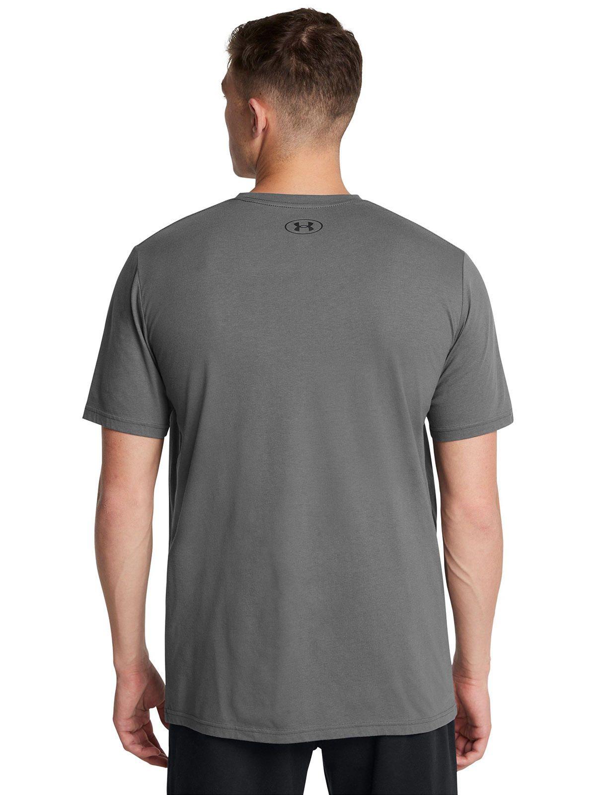 Polera Manga Corta Foundation Hombre Gris-4