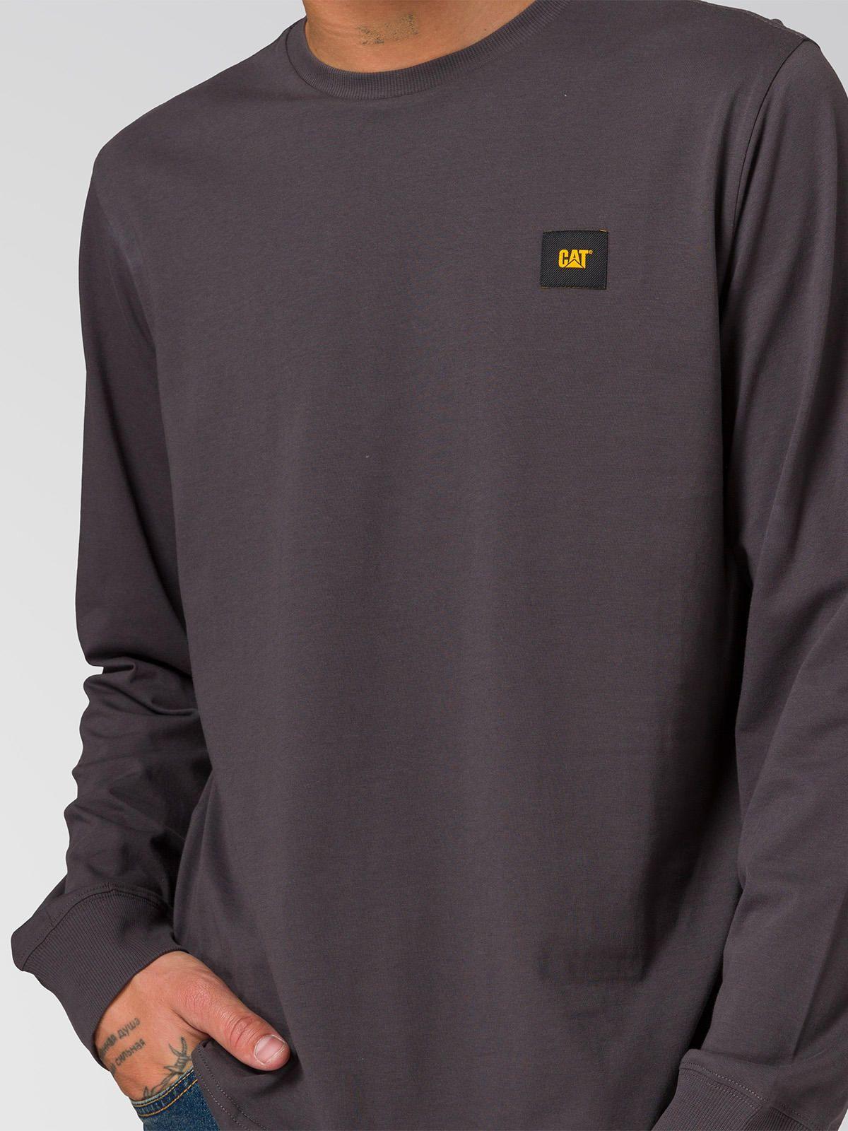 Polera Manga Larga Hombre Patch Negro-6