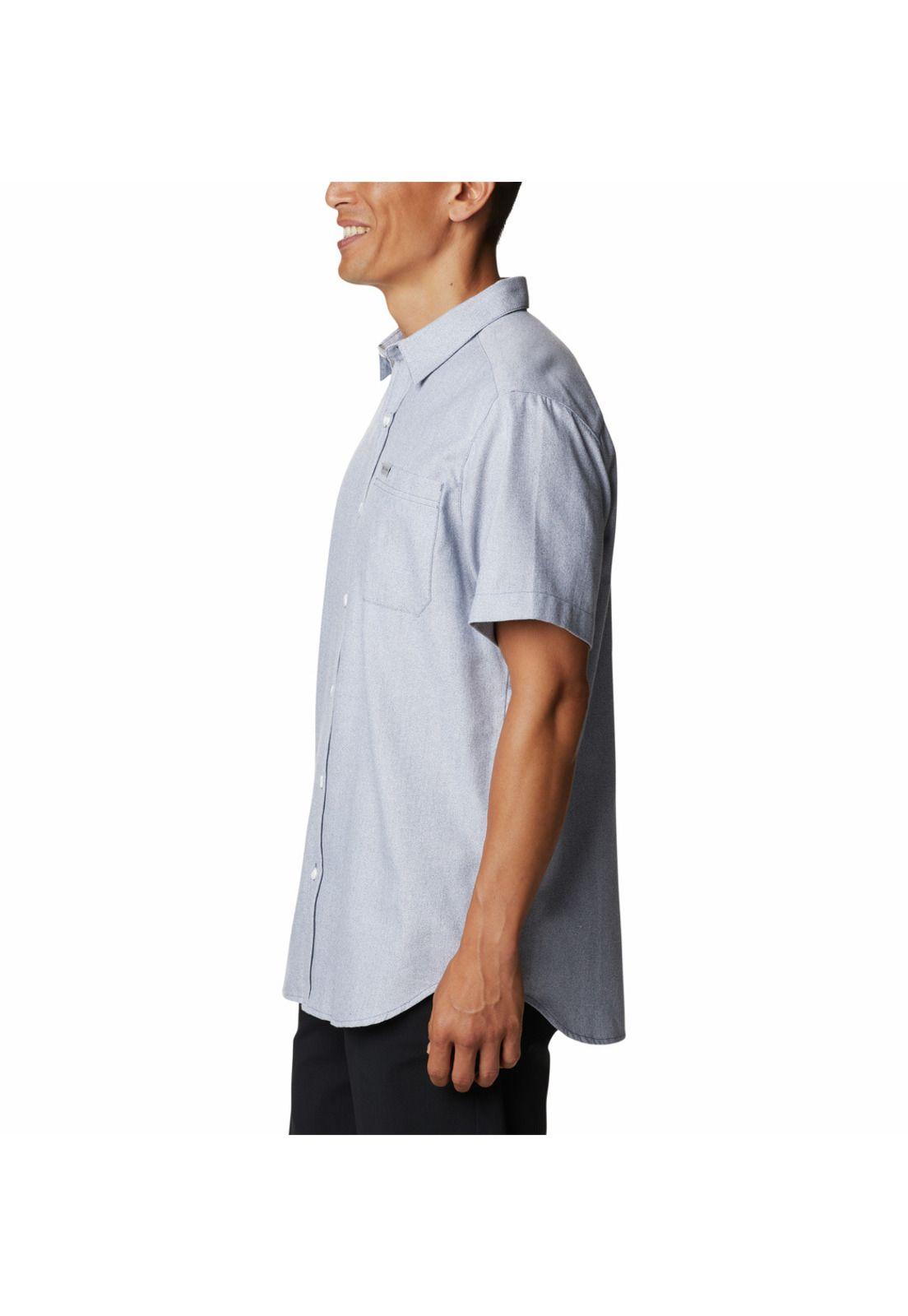 Camisa M/C Hombre Rapid Rivers Novelty Azul-1