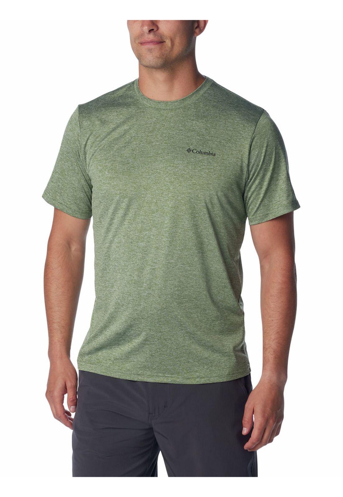Polera Hombre Hike Crew Verde-0