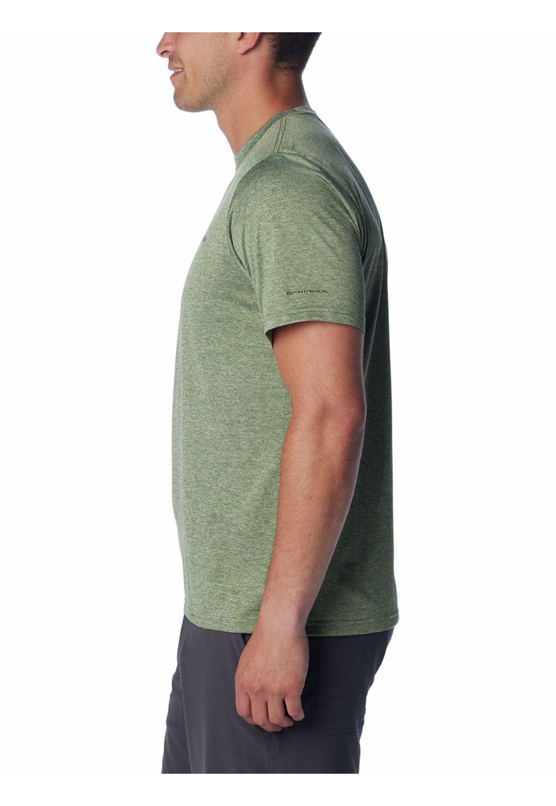 Polera Hombre Hike Crew Verde-1