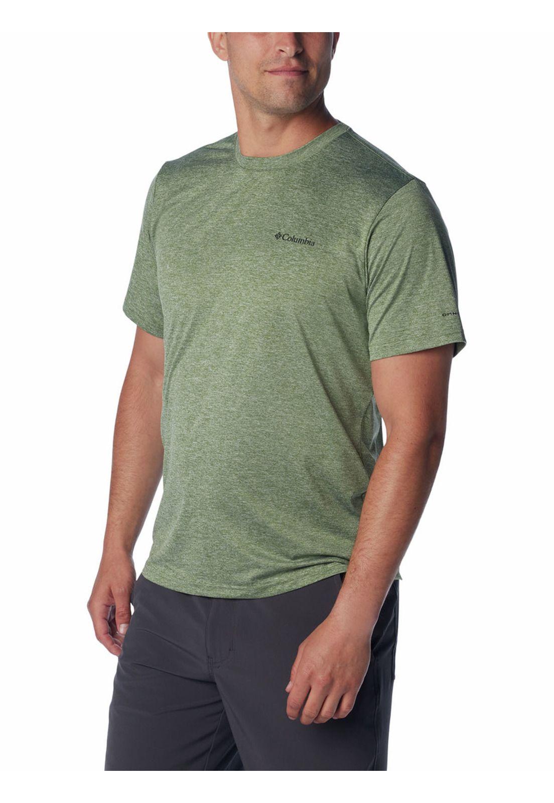 Polera Hombre Hike Crew Verde-4