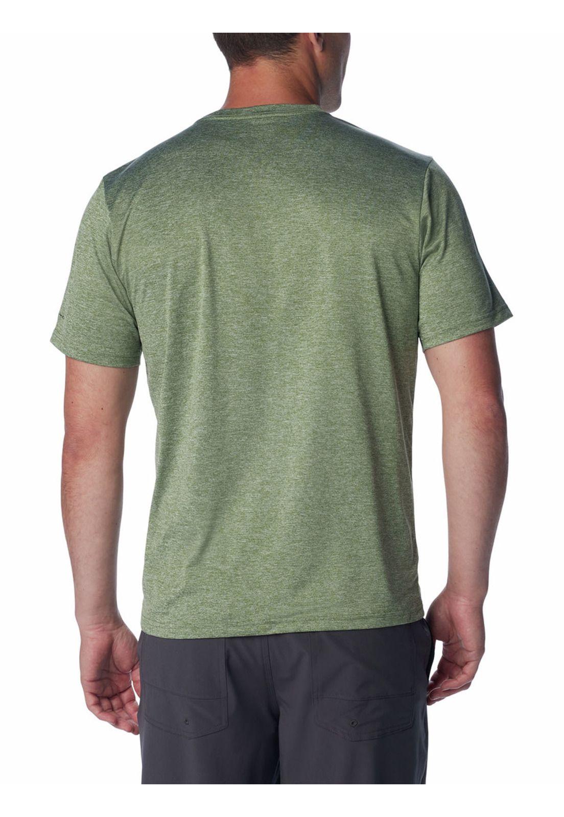 Polera Hombre Hike Crew Verde-5
