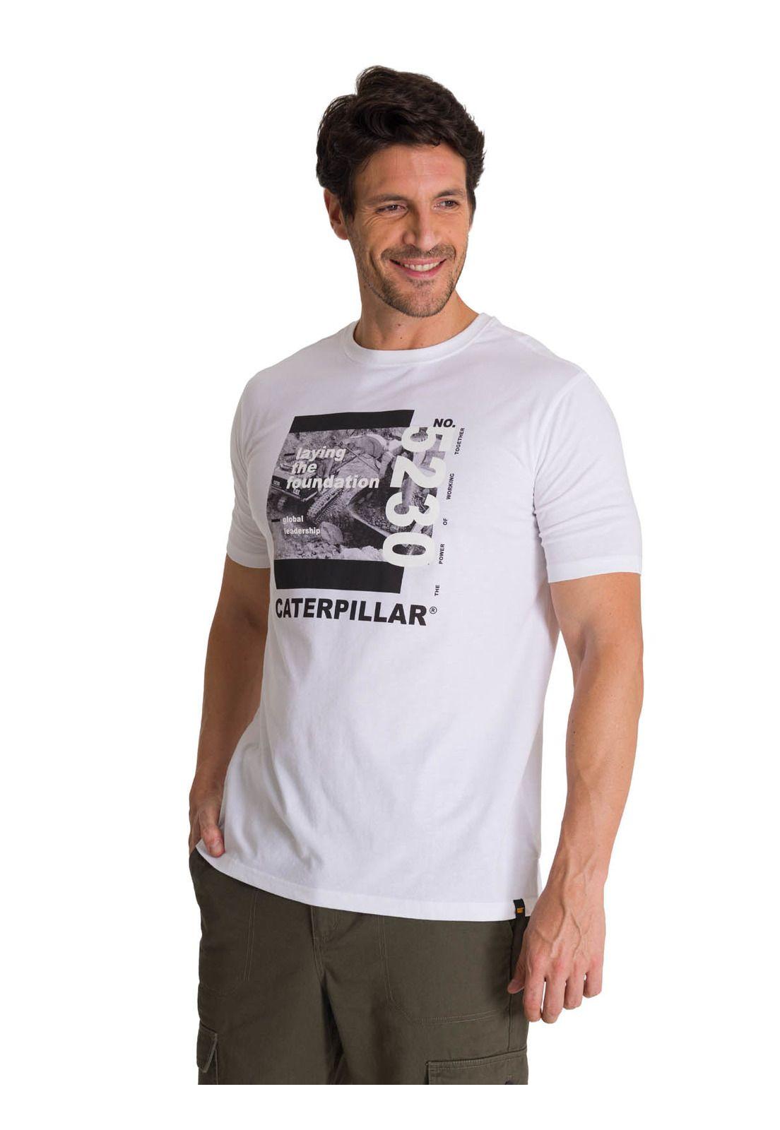 Polera Manga Corta Hombre Everyday Workwear Blanco-0