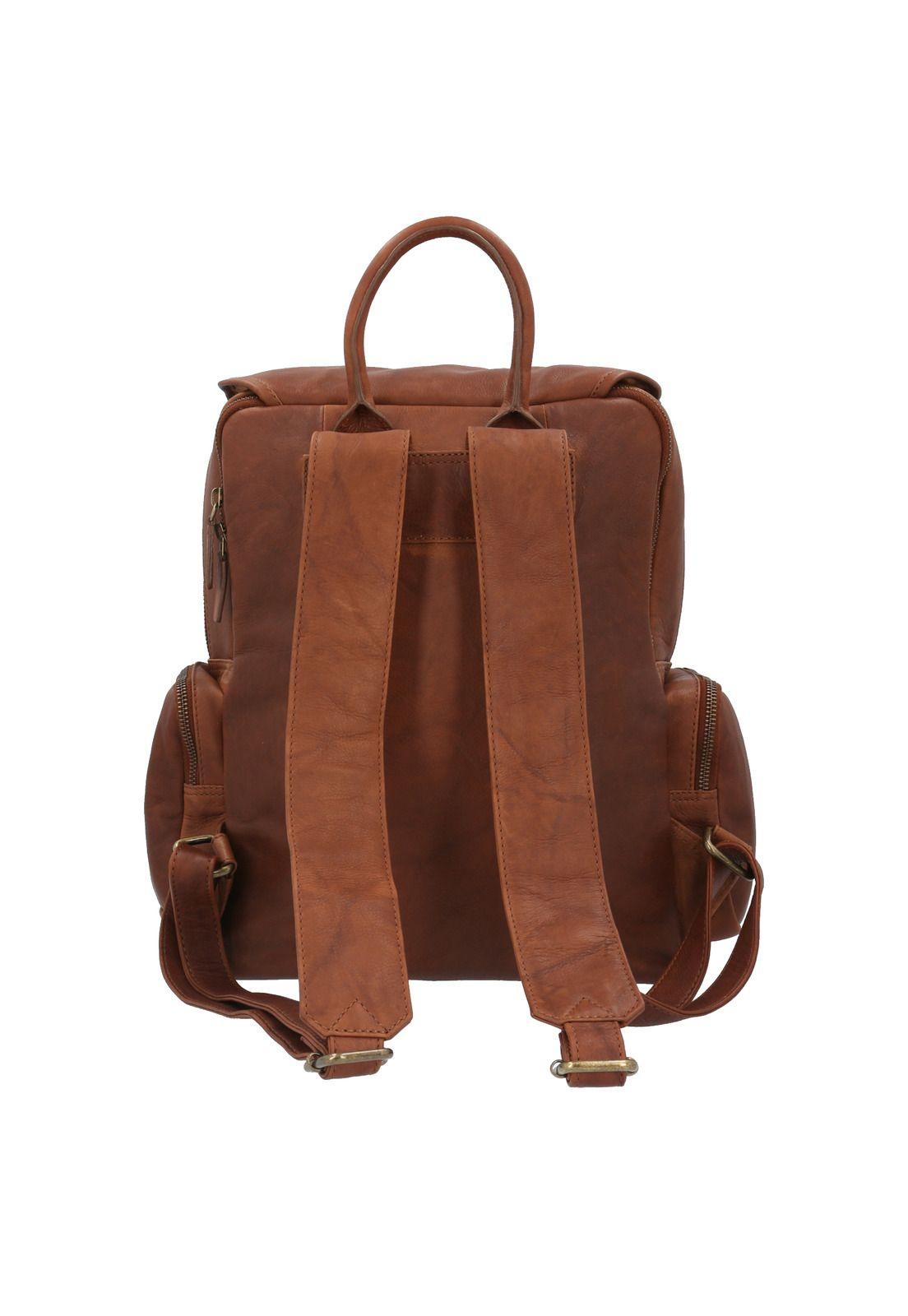 Mochila Cuero Hombre Aq Nigel Back Café-2