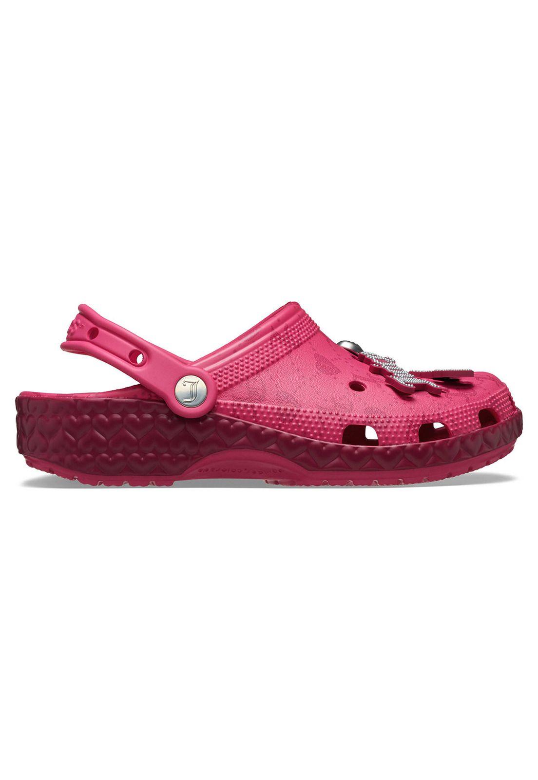 Zueco Crocs Mujer Juicy Couture Rosado-0