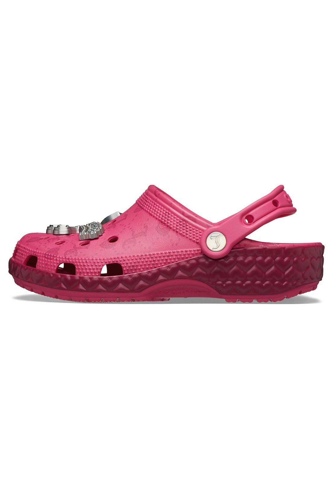 Zueco Crocs Mujer Juicy Couture Rosado-1