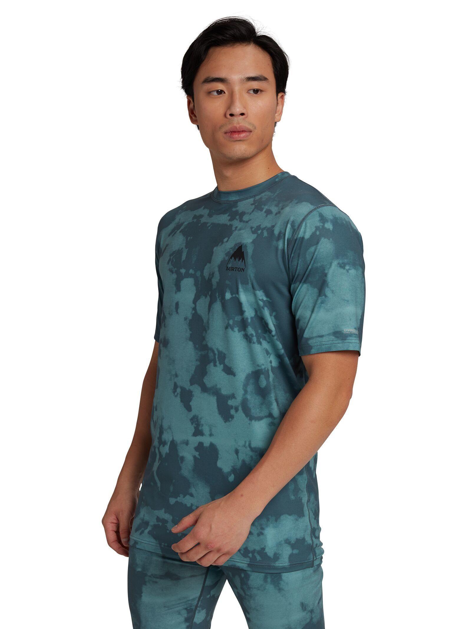 Polera M/C Primera Capa Ltwt Hombre Celeste Burton-0