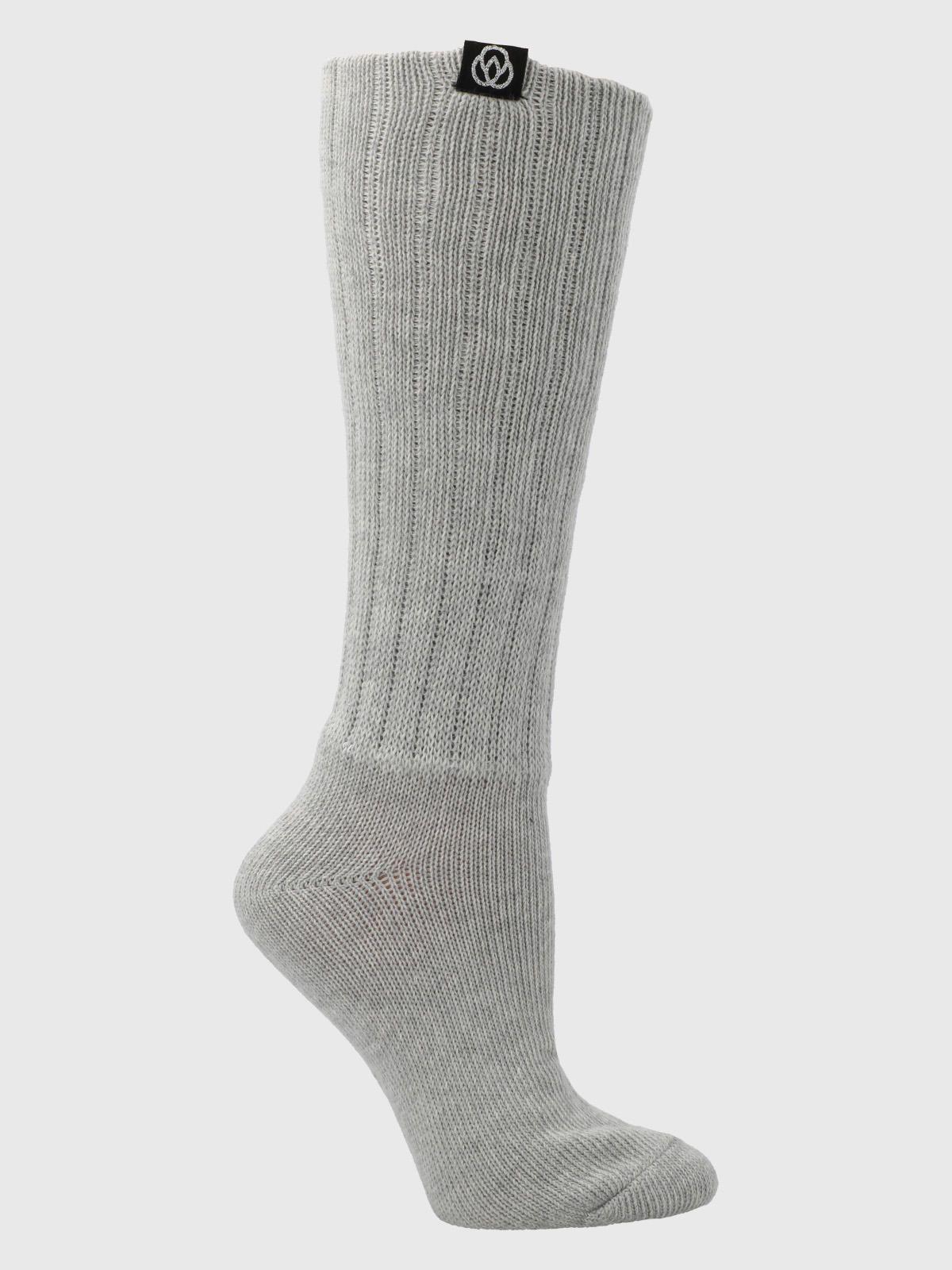 Calcetin Scrunch Gris Claro-0