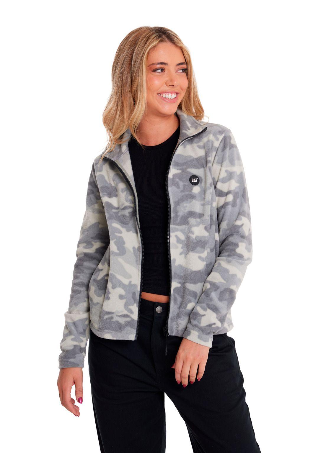 Polar Mujer W Microfleece Full Zip Jacket Gris-5