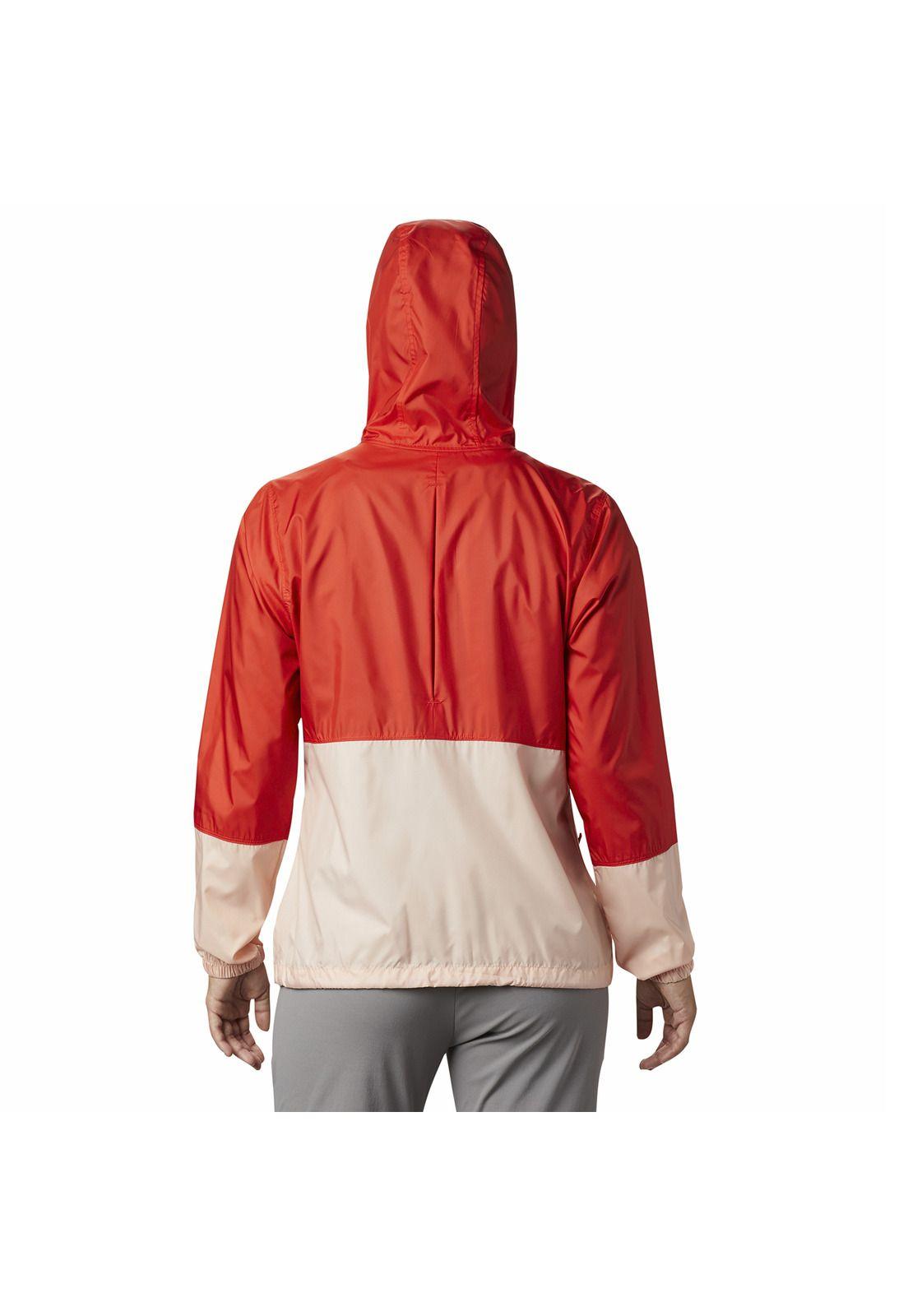 Cortaviento Mujer Flash Windbreaker Naranjo-1