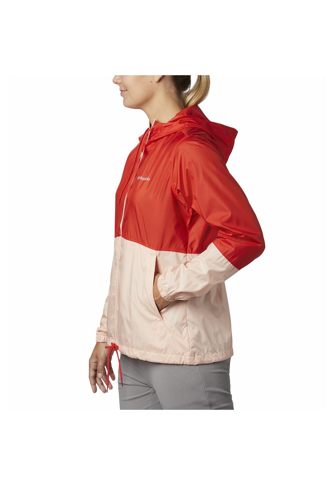 Cortaviento Mujer Flash Windbreaker Naranjo-4
