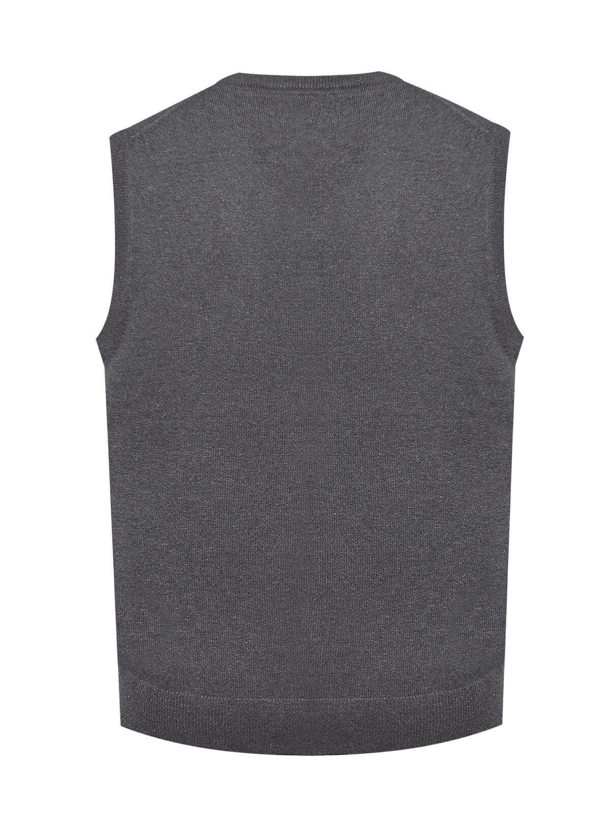 Chaleco Lana Hombre Vestswin Gris-1