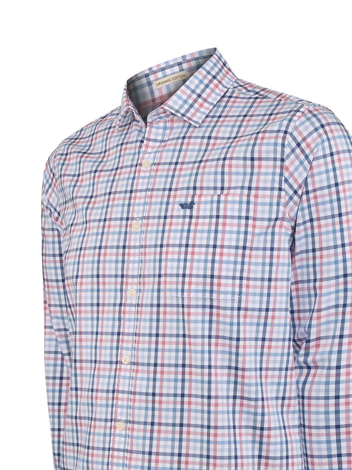 Camisa Hombre Algodón Orgánico Mild Azul-3