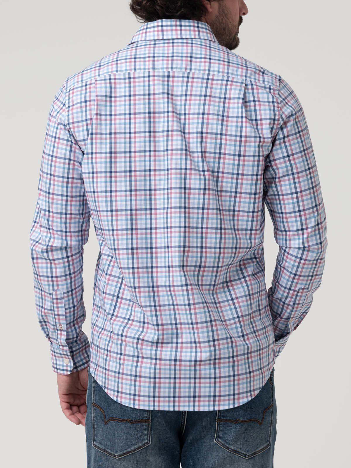 Camisa Hombre Algodón Orgánico Mild Azul-5