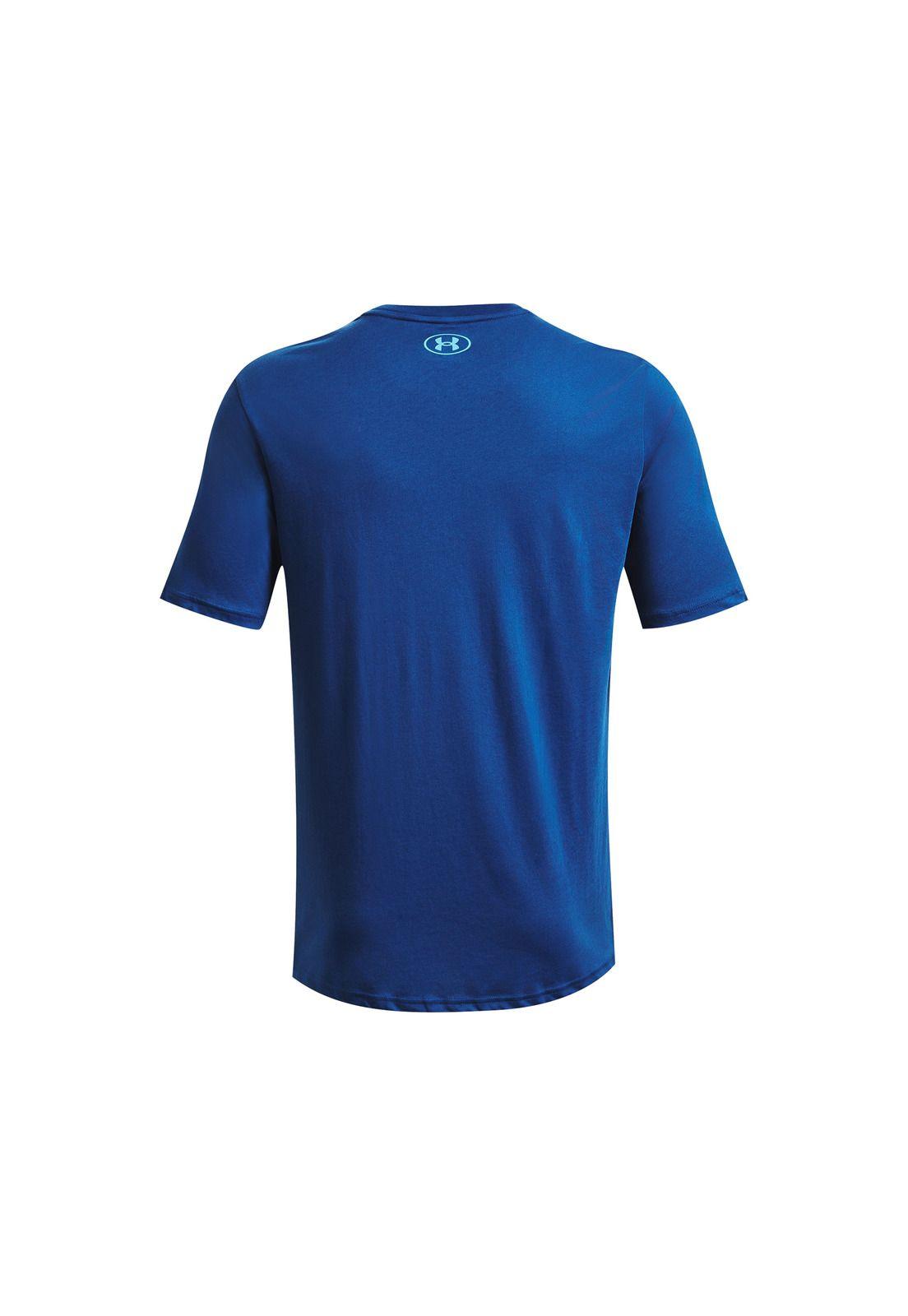 Polera M/C Train Project Rock Train Azul Hombre-1