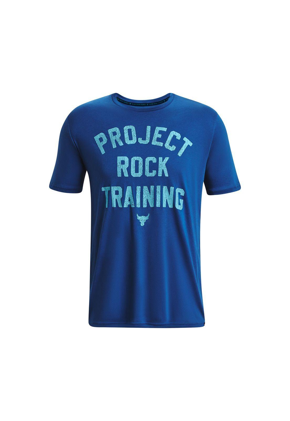 Polera M/C Train Project Rock Train Azul Hombre-0